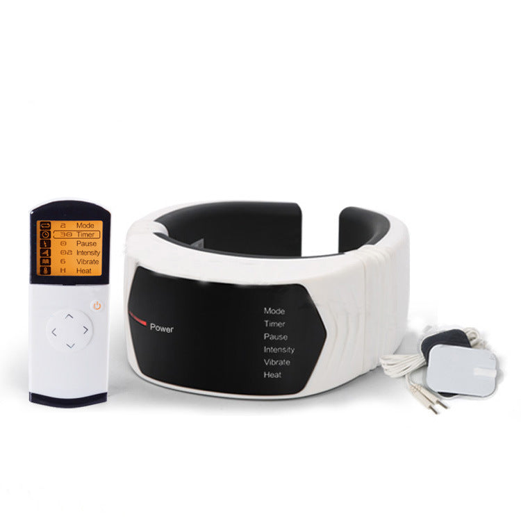 Wireless remote control cervical massager
