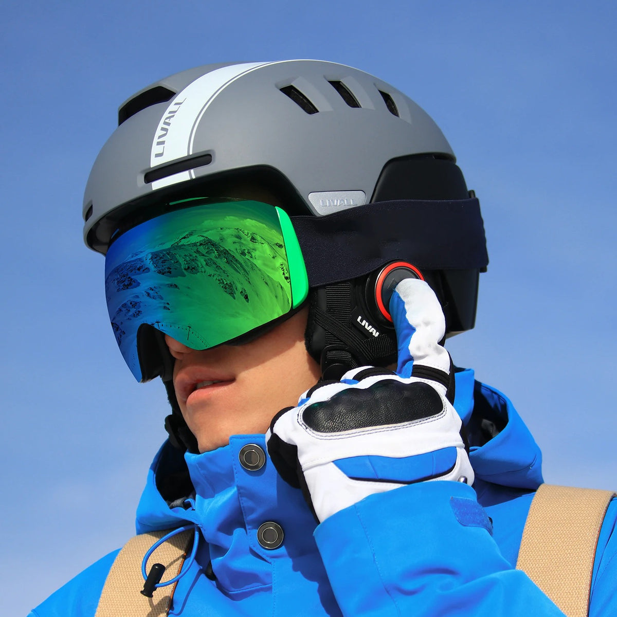 Smart Ski Equipment Protective Gear Winter Sports Helmet